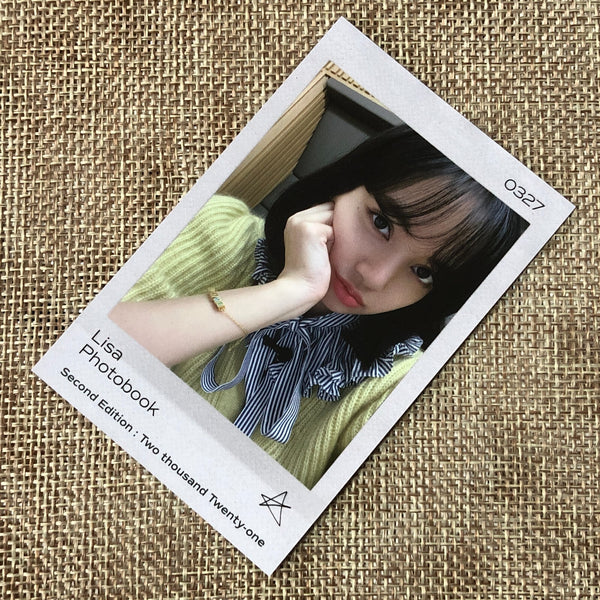 BLACKPINK LISA #2 [0327 Photobook 2nd Limited YGSelect] Official Photocard /+G