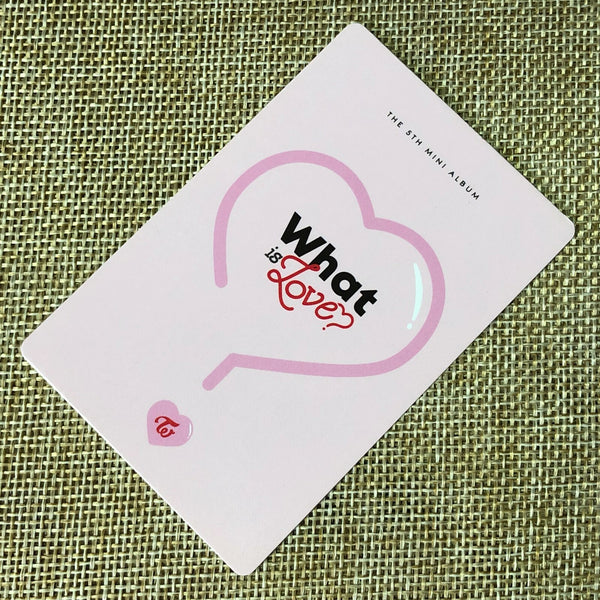 TWICE JIHYO [ What is Love ] Official Photocard, 5th Mini / New / Gift