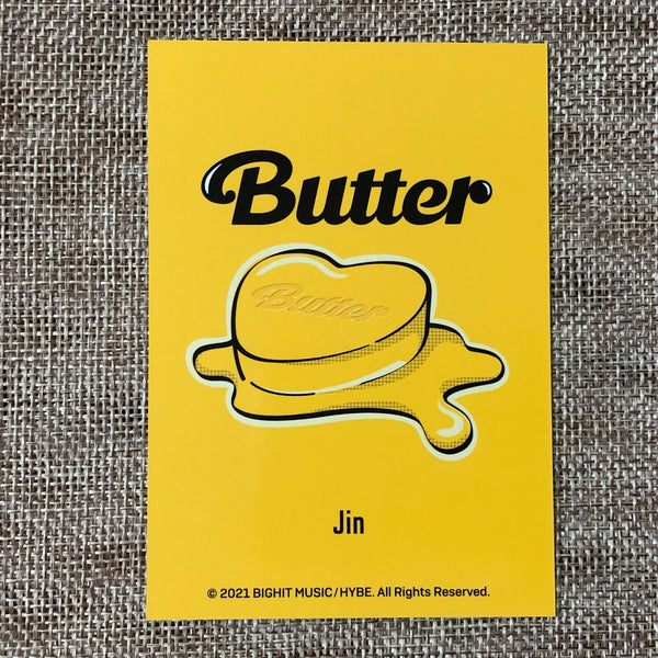 BTS JIN [ Butter Weverse Cardigan ] Official Photocard / New / Gift