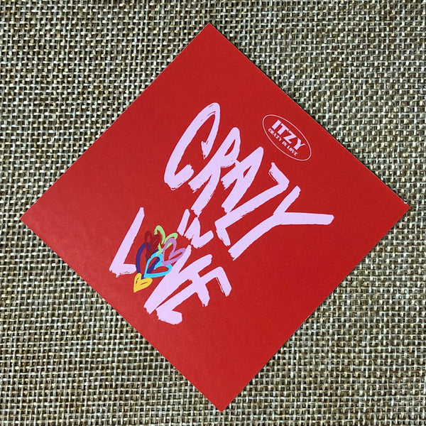 ITZY CHAERYEONG #2 [CRAZY IN LOVE] Official Preorder Special Photocard / Gift