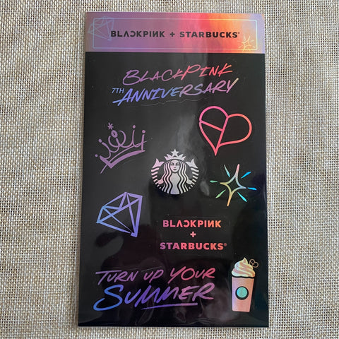 BLACKPINK X Starbucks [ 7th Anniversary Sticker Limited ] / New, Rare / Gift