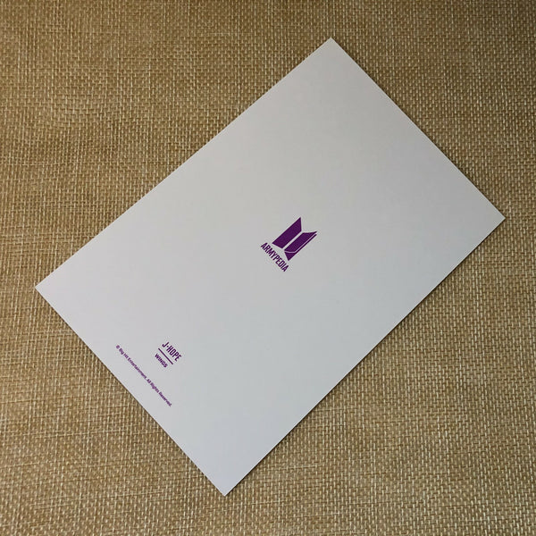 BTS J-HOPE [ Armypedia Wings ] Official Postcard Photocard / New, Rare / Gift