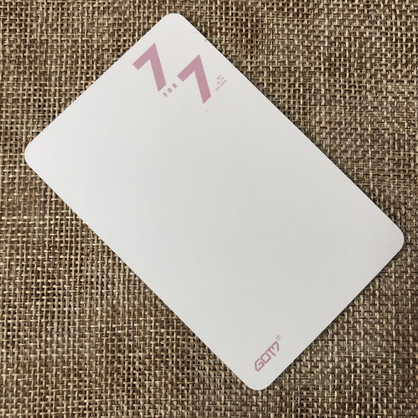 GOT7 YUGYEOM [ 7 for 7 ] Official Photocard, 7th Mini Selfie Ver. / New / Gift