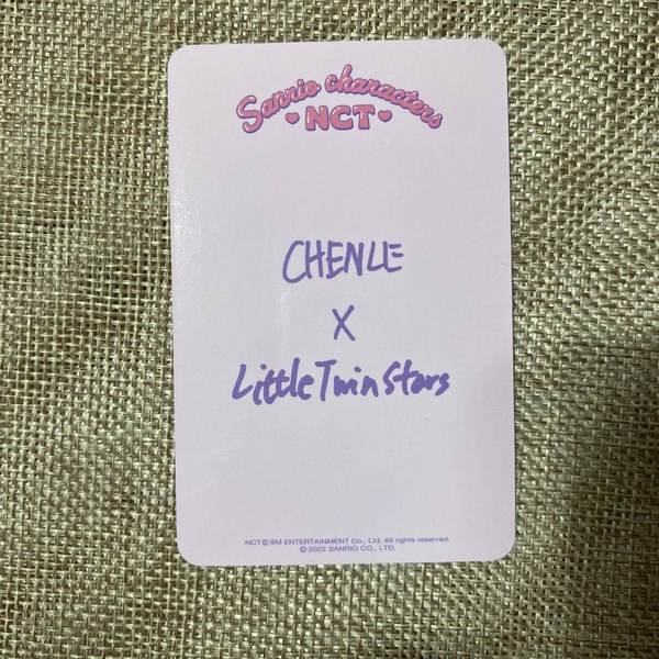 NCT CHENLE [ NCT X SANRIO B Ver. ] Official Character Photocard / New / Gift