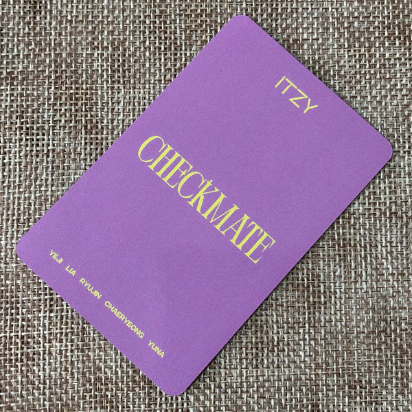 ITZY YEJI [ CHECKMATE ] Official Photocard, Ktown4U Lucky Draw / New / Gift