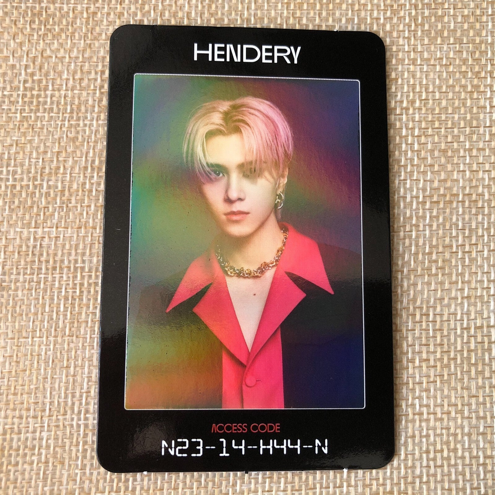 NCT2020 HENDERY [RESONANCE Pt.2] Official Photocard, Arrival Access Card / Gift