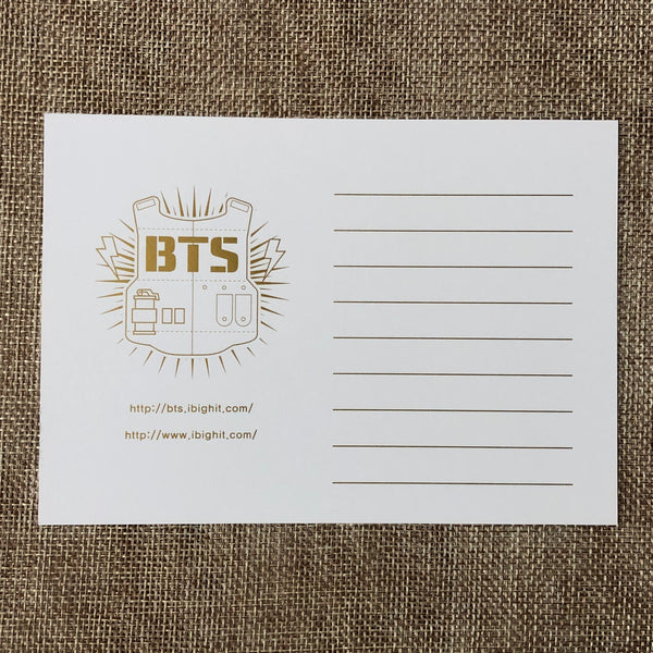BTS GROUP [ 2 Cool 4 Skool ] Official Postcard Photocard / New / Gift