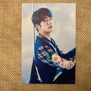 BTS JIN 8/8 [Wings Tour Final Concert] Official Mini Photocard / New, Rare /+G