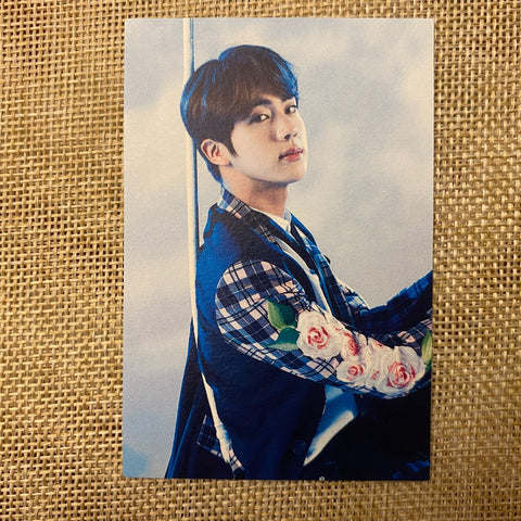 BTS JIN 8/8 [Wings Tour Final Concert] Official Mini Photocard / New, Rare /+G