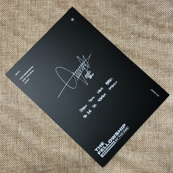ATEEZ JONGHO [THE FELLOWSHIP : BEGINNING OF THE END DVD] Official Mini Poster