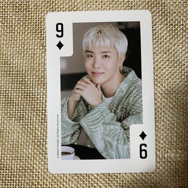 BTS J-HOPE [Global FC ARMY Membership Kit 9th] Trump Photocard Set / New, Rare