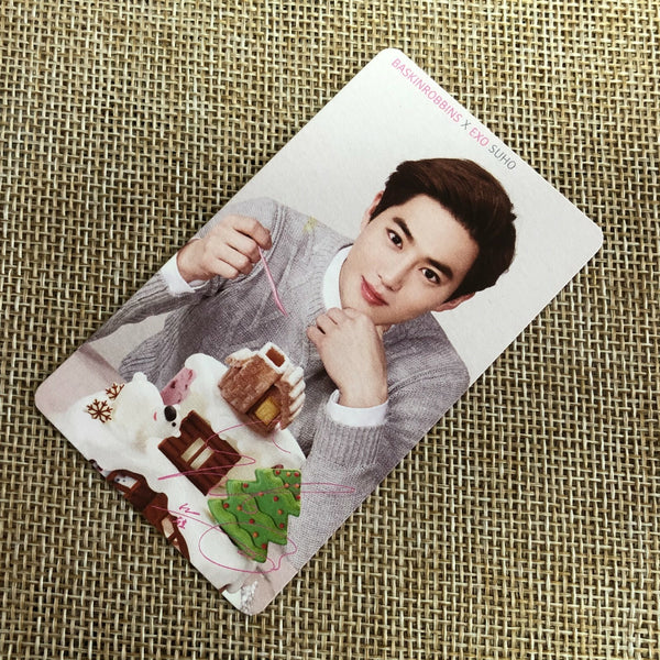 EXO SUHO [ Baskin Robbins ] Official Photocard, EXO-K / New, Rare / Gift