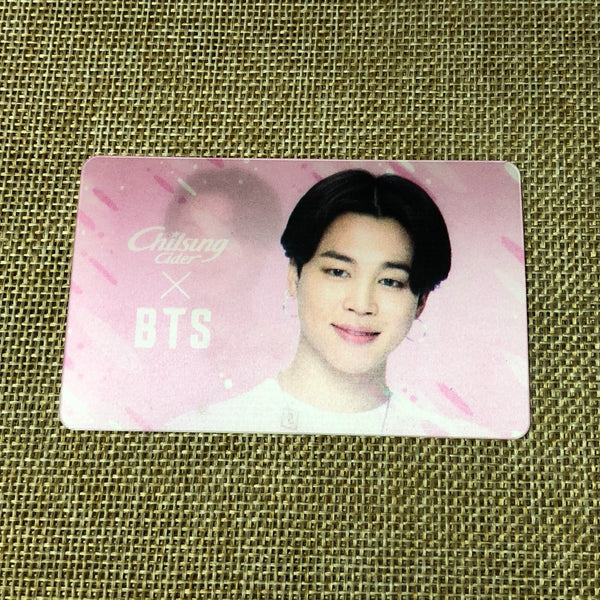 BTS JIMIN [ Chilsung Cider ] Official Lenticular Photocard / New, Rare / Gift