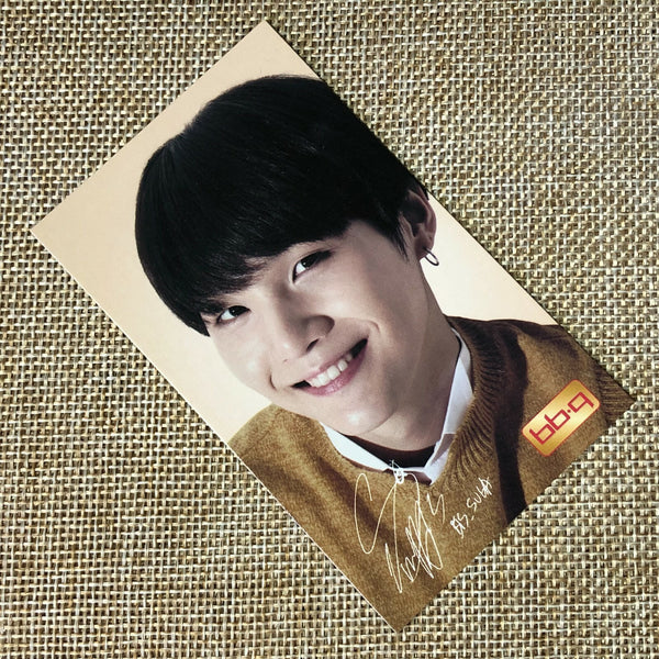 BTS SUGA #1 [ BBQ ] Official PhotoCard / New / Gift
