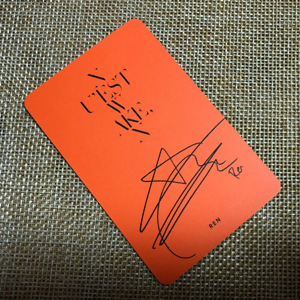 Nu'est W REN #2 [ WAKE, N ] Official Photocard / New, Rare / Gift
