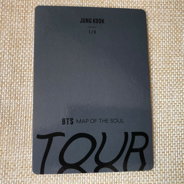 BTS JUNGKOOK 1/8 [ Map Of The Soul Tour ] Official Mini Photocard / New / Gift