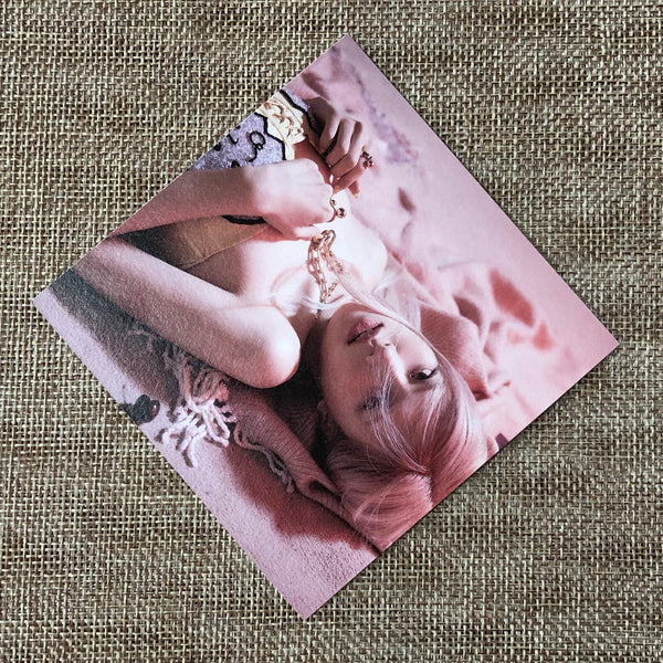BLACKPINK ROSE #7 [ -R- ] Official Postcard, 1st Single / New / Gift