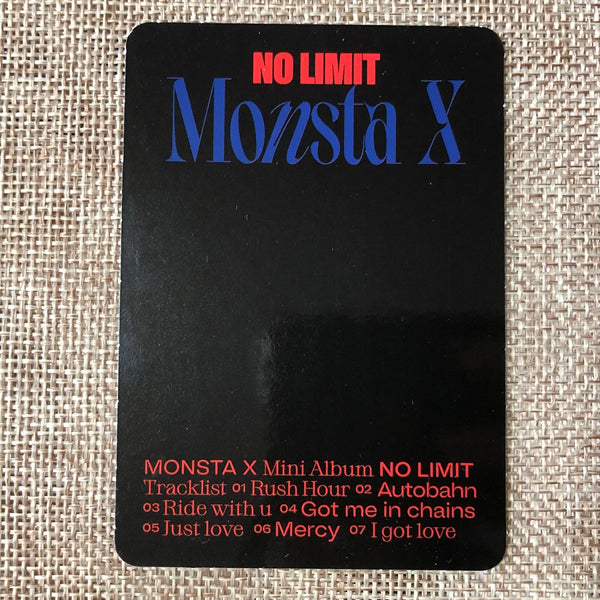 MONSTA X JOOHEON [ No Limit Starship Square ] Official Photocard / New / Gift