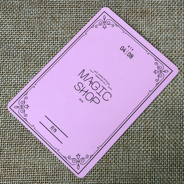 BTS RM 4/8 [ MAGIC SHOP Fan Meeting Japan ] Official Mini Photocard / New / Gift