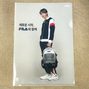 BTS RM [ FILA ] Official Clear File Holder / New, Rare / Gift