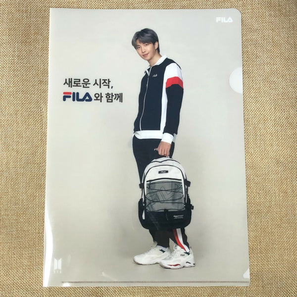 BTS RM [ FILA ] Official Clear File Holder / New, Rare / Gift