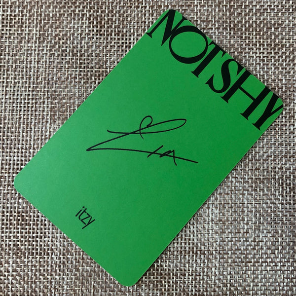 ITZY LIA #3 [ NOT SHY ] Official Photocard, 3rd Mini Album / New / Gift