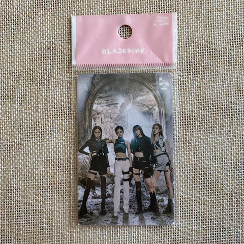BLACKPINK GROUP [Transportation Cashbee] Official Limited Photocard / Rare /+G