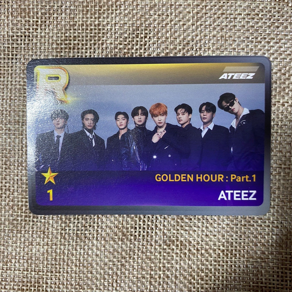 ATEEZ All Member Signed Promo Album [Golden Hour Part. 1] Message Full Set /+G