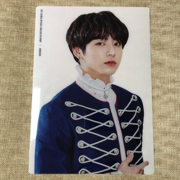 BTS [Fanclub ARMY 5th Membership Kit] Official Plastic Pad Sheet Set / Gift