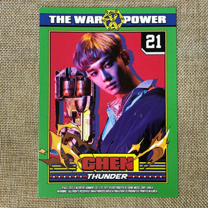 EXO CHEN #2 [THE WAR : The Power of Music] Official Postcard Photo / New / Gift