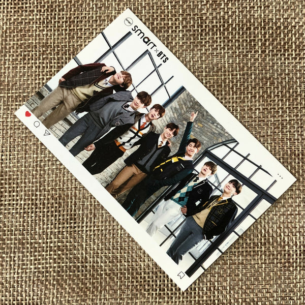 BTS GROUP #5 [ BTS X Smart Uniform ] Official Photocard / New, Rare / Gift