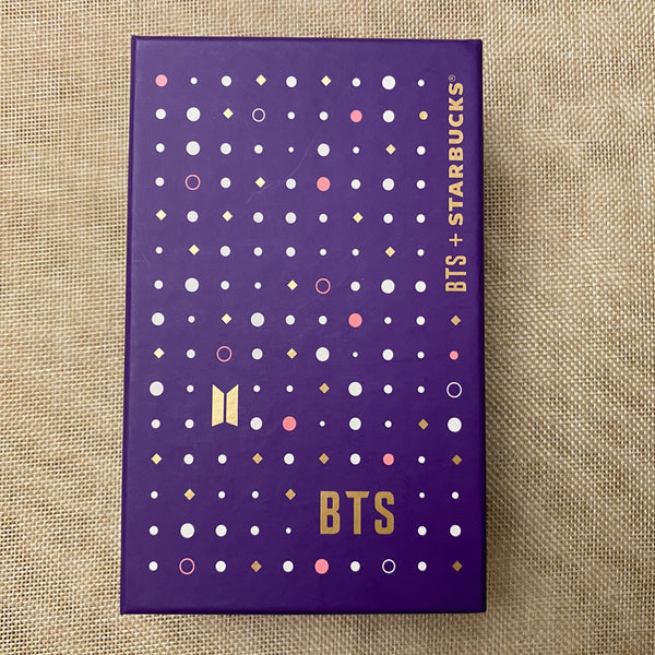 BTS [Starbucks Korea] Official MD Purple Bear Keyring Keychain / New, Rare /+G