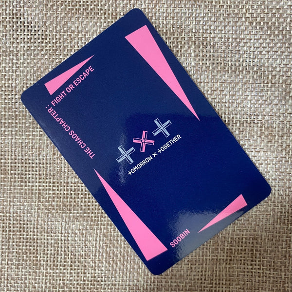 TXT SOOBIN #2 [ FIGHT OR ESCAPE ] Official Photocard, Chaos Chapter / New / Gift