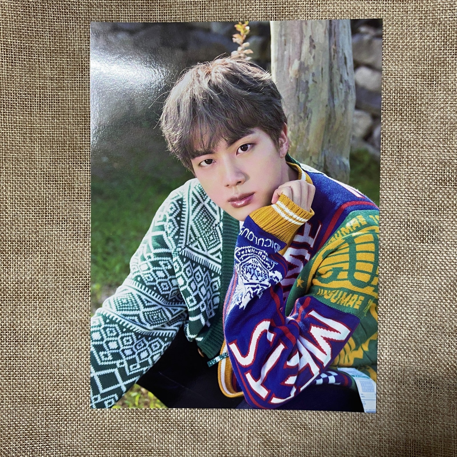 BTS JIN [ 2019 Summer Package ] Mini Poster Photocard / New, Rare / Gift