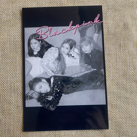 BLACKPINK GROUP #1 [4+1 5th Anniversary Pop-up Store] 4x6 Photo / New, Rare /+G