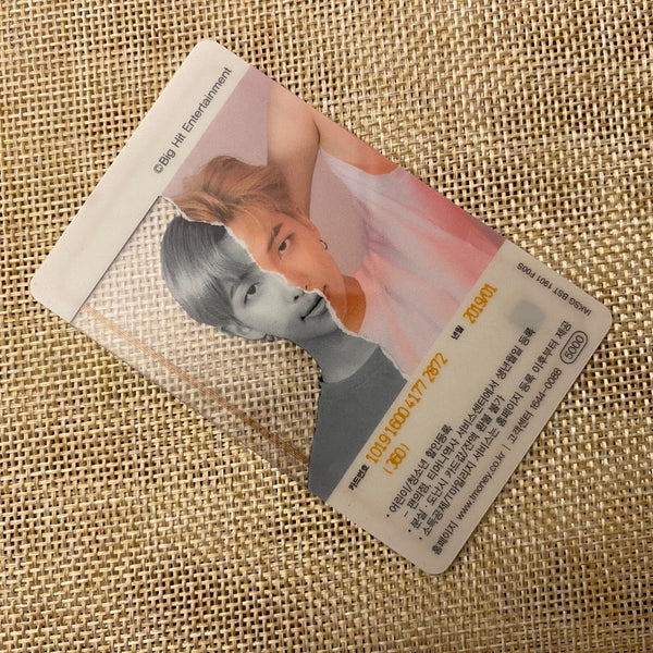 BTS RM [ 2019 CU T-Money Transparent ] Official Photocard / New / Gift