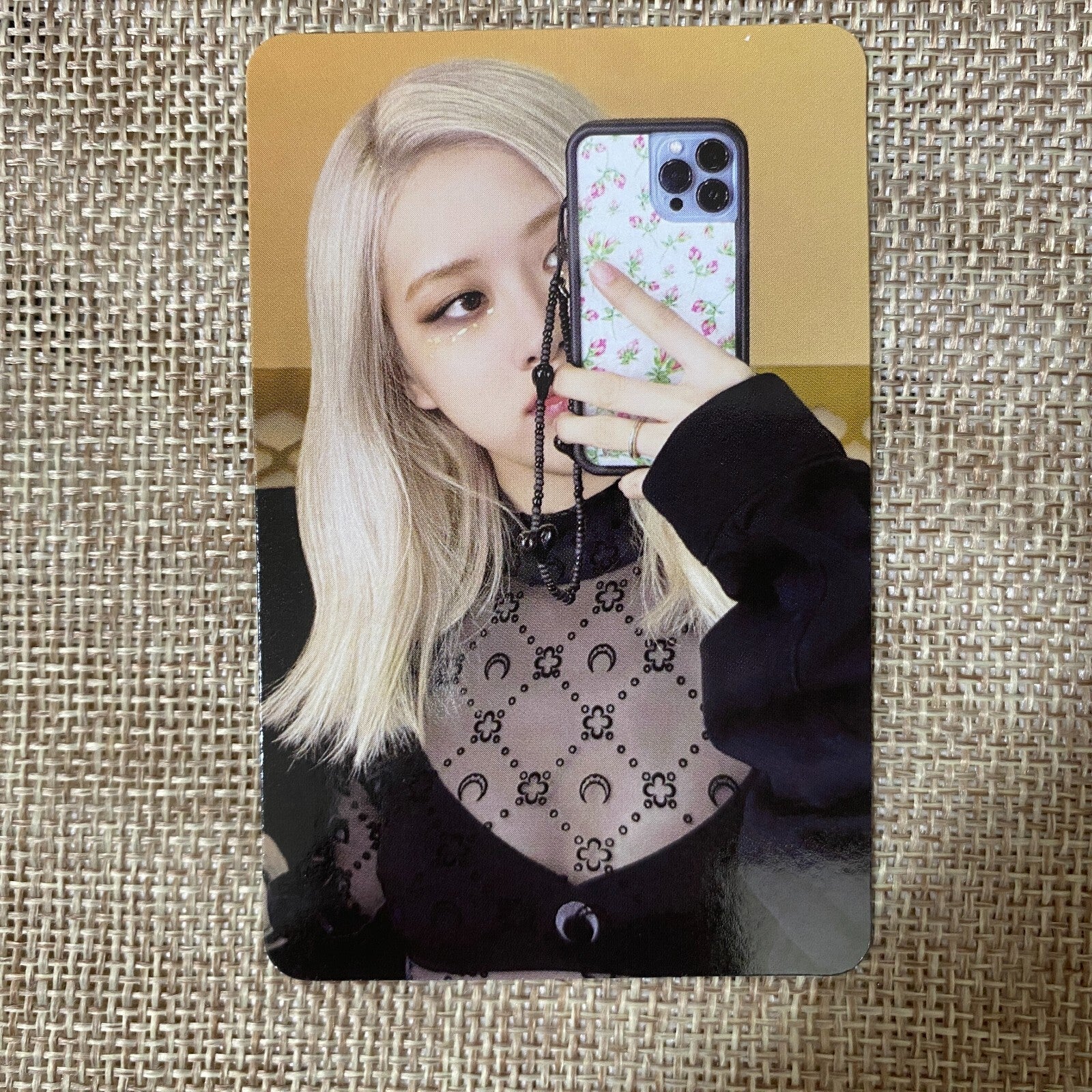 BLACKPINK ROSE #2 [ Born Pink ] Official Photocard, Gray Ver. / New, Rare / Gift