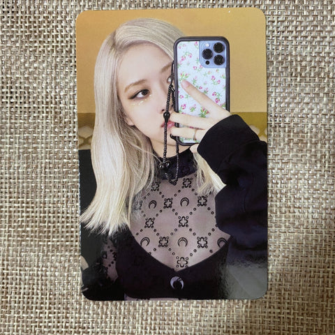 BLACKPINK ROSE #2 [ Born Pink ] Official Photocard, Gray Ver. / New, Rare / Gift