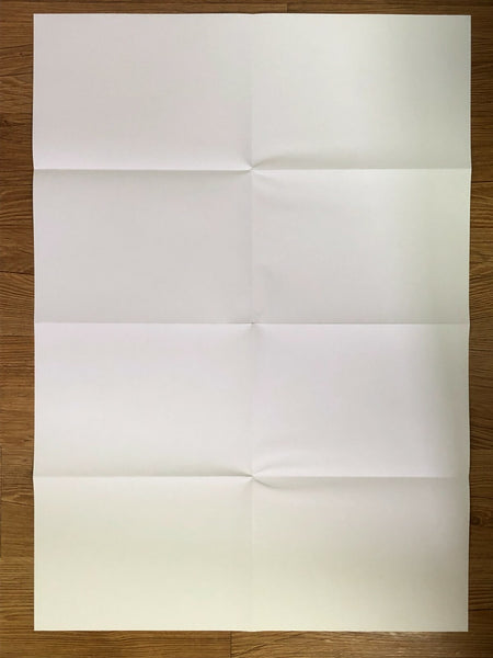 BTS JIMIN #3 [ EXTRAORDINARY Exhibition ] Official Folded Poster / New / Gift