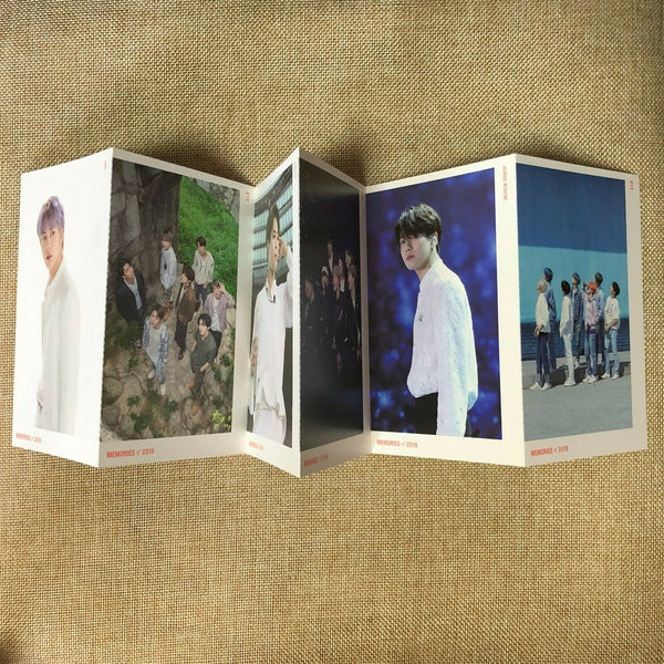 BTS [Memories of 2019] Official DVD Folding Mini Booklet Photobook / New / Gift
