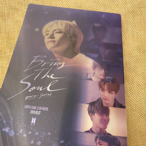 BTS V [Bring The Soul Movie] Official Lenticular Photocard Postcard / New, Rare