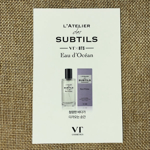 BTS JUNGKOOK #1 [VT Cosmetics L'atelier Des Subtils] Official Postcard / Gift
