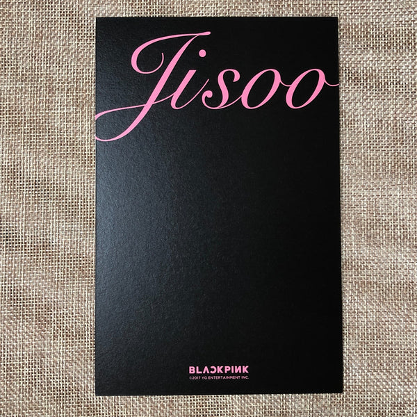 BLACKPINK JISOO #1 [Pop-Up Store As If It's Your Last] Official Postcard / Gift