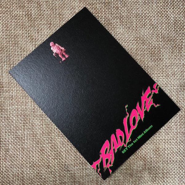 SHINEE KEY #2 [BAD LOVE SPACE RAY GUN] Official Postcard, 1st Mini / New / Gift