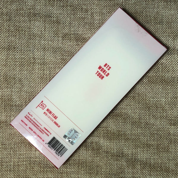 BTS JUNGKOOK [Love Yourself The Final Tour] Official Mini Flag, Speak / Gift