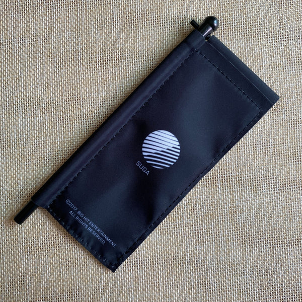 BTS SUGA [2017 THE WINGS TOUR FINAL] Official Mini Flag W/O Case / New, Rare /+G