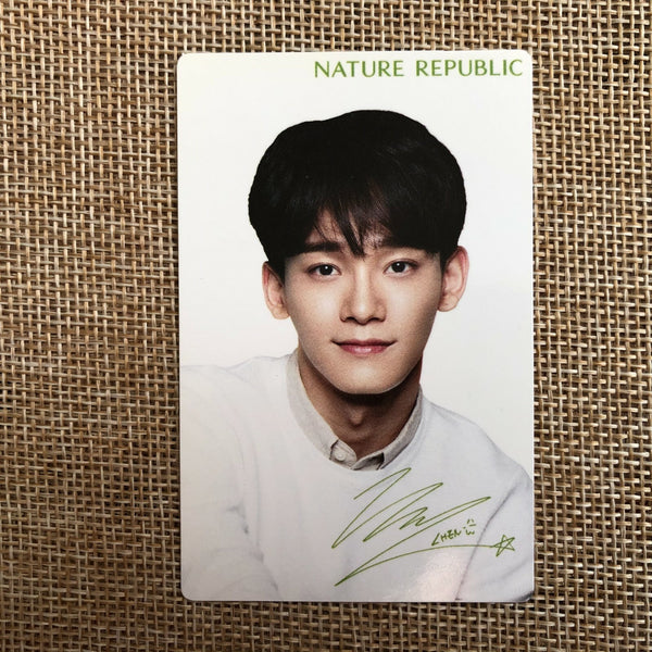 EXO CHEN [Nature Republic] Official Limited Photocard, EXO-K / New, Rare / Gift