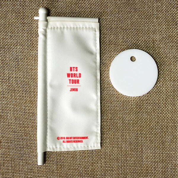 BTS JIMIN [ Love Yourself The Final Tour ] Official Mini Flag, Speak / Gift