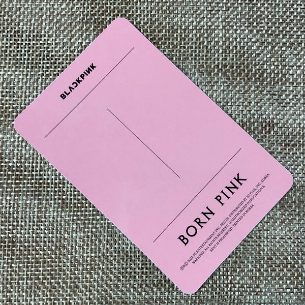 BLACKPINK ROSE [ Born Pink Pink Ver. ] Official Photocard / New / Gift