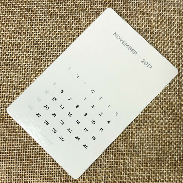 EXO GROUP #2 [2017 Season's Greetings] Official Mini Calendar Photocard / Gift